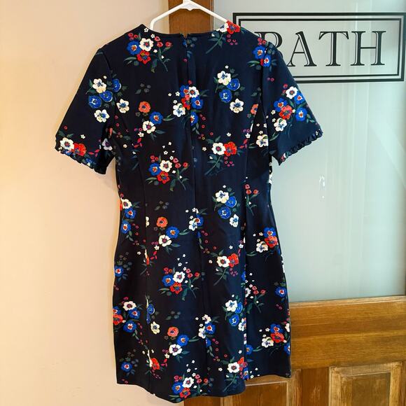 Tory Burch Pansy Bouquet Miranda Dress Size Large NEW WITH TAGS! - Picture 7 of 8